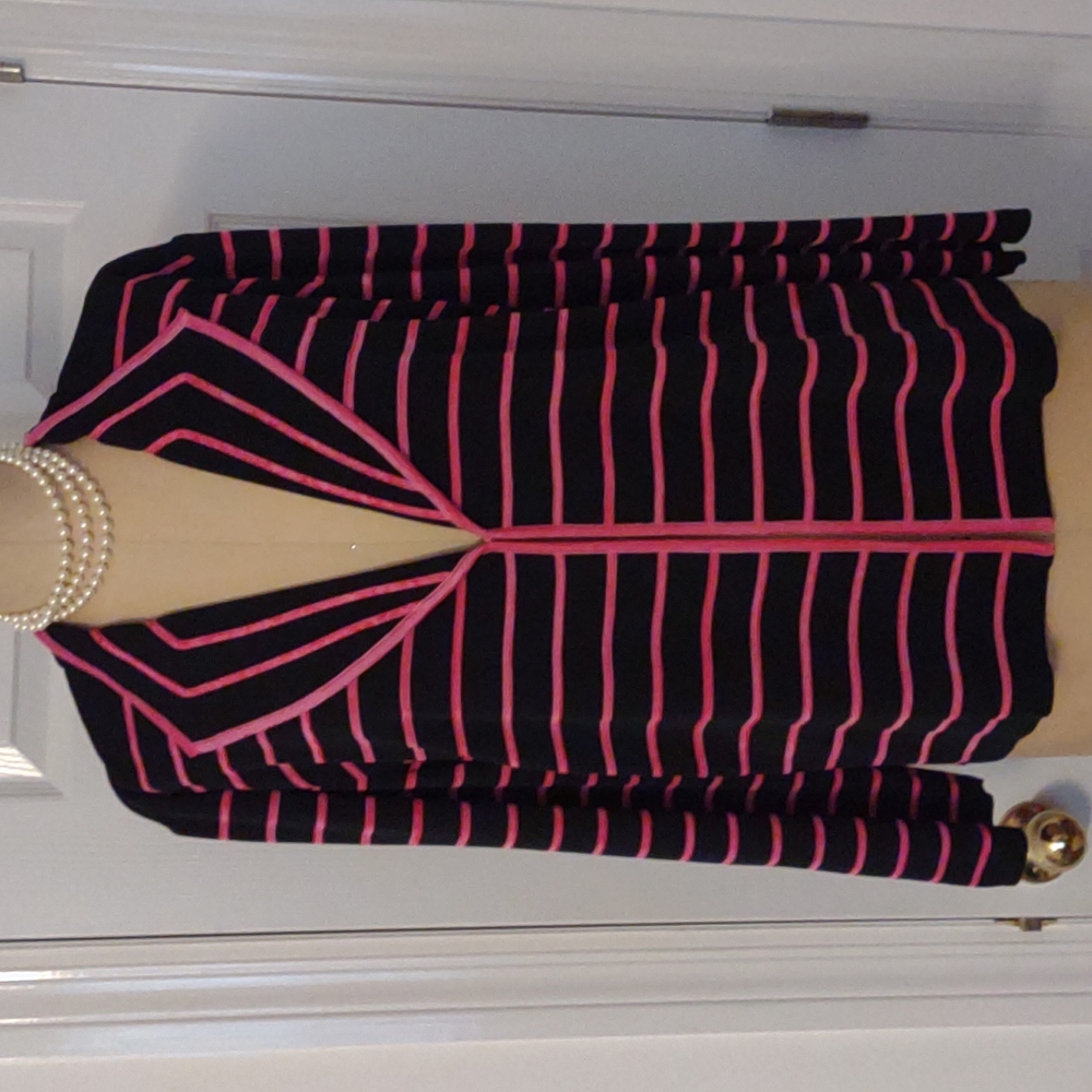 Ming Wang Striped Cardigan Sz. 1X